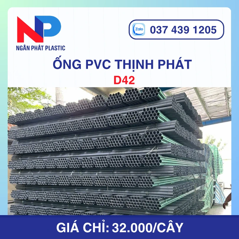 Ống Nhựa uPVC D42 Thịnh Phát